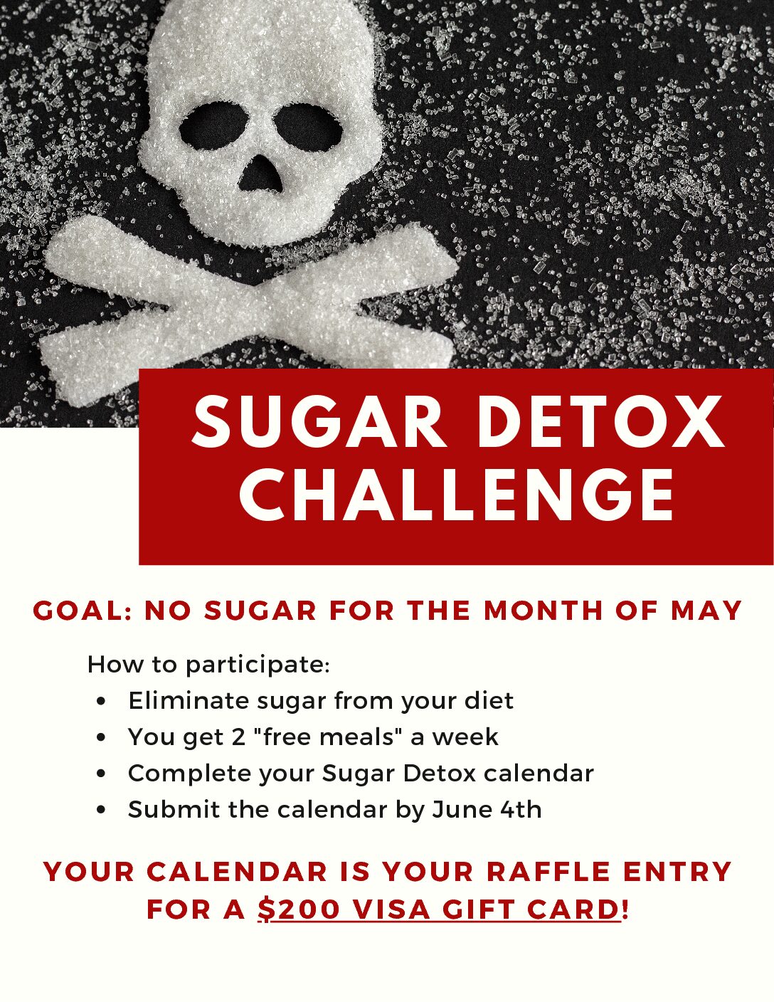 Sugar Detox Challenge: May 2021